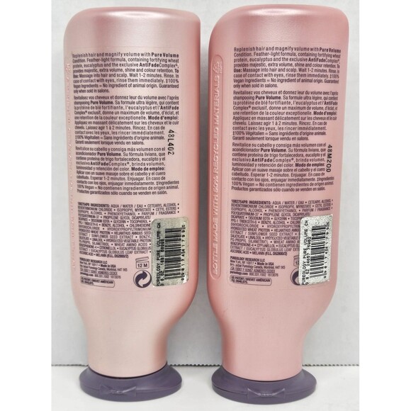 Pureology Pure Volume Conditioner (8.5 fl oz) Lot Of 2 New - Picture 2 of 2